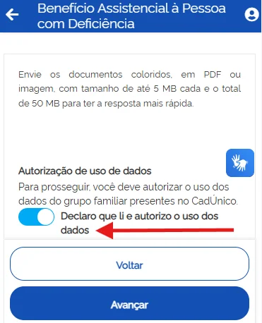 bpc pcd declaro que li