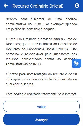 Recurso INSS: Como Funciona, Prazos e Tipos (2026) 3 Recurso ordinário inicial Meu INSS